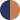 Prussian blue and rich copper - Selected colour